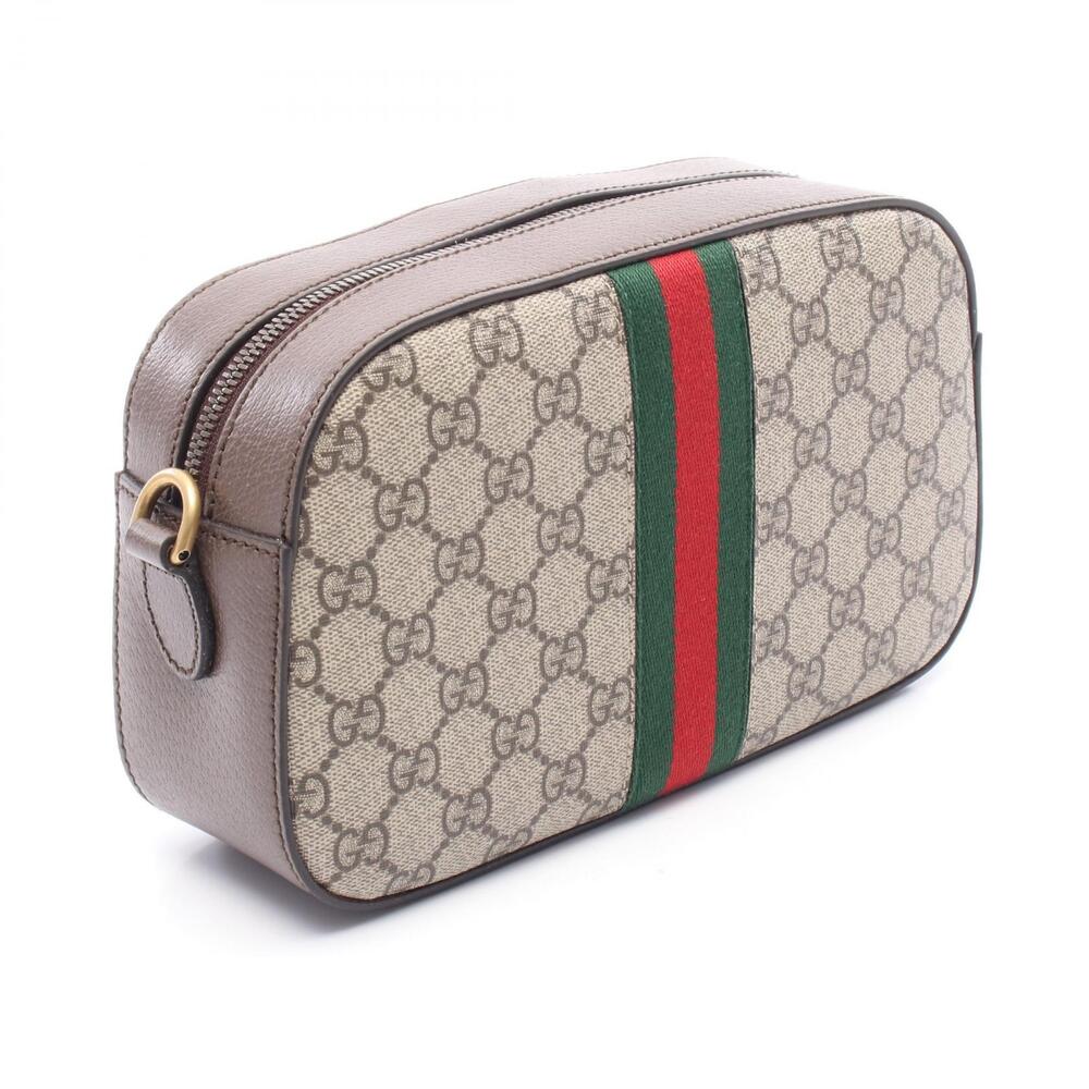 Gucci brown Beige GG crossbody Tan bag Ophidia multicolor leather Supreme - Picture 1 of 4